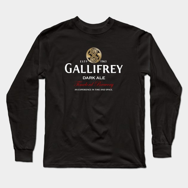 Gallifreyan Ale Long Sleeve T-Shirt by Silentrebel